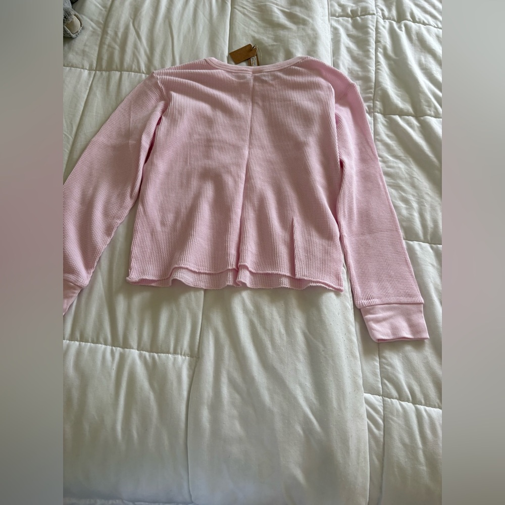 SKIMS Light Pink Long Sleeve Top - Picture 3 of 3